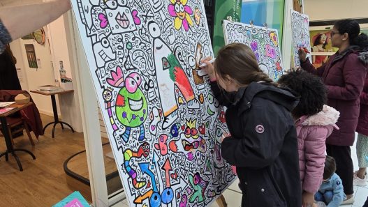 There will be plenty for families to enjoy, with Scribble Board Art Jams for people to make their mark