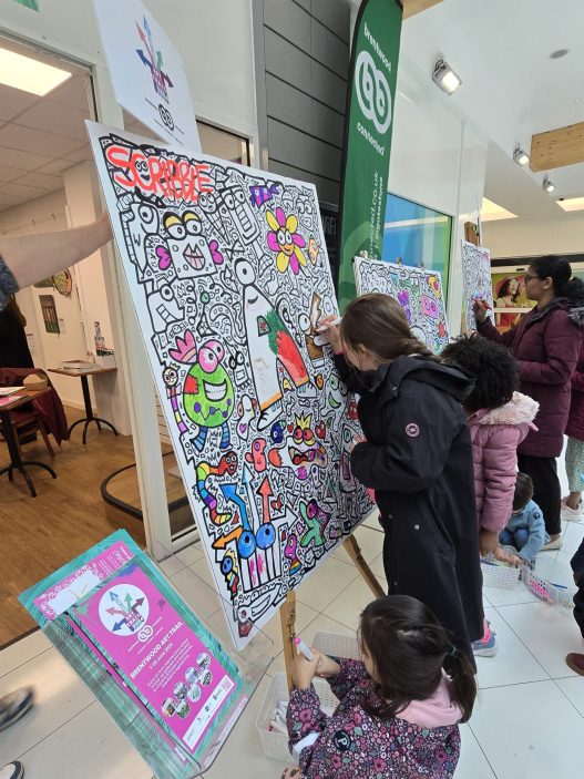 There will be plenty for families to enjoy, with Scribble Board Art Jams for people to make their mark
