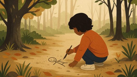 Why your kids should be drawing in the mud